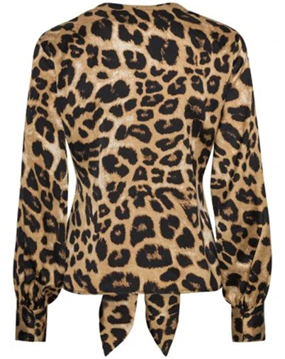 Karmamia Copenhagen - Blair Bluse - Hammered Leopard